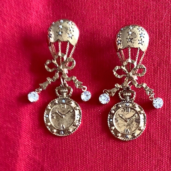 Jewelry - Kirk’s Folly Vintage Gold Tone 90’s Earrings
